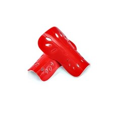 SOCCER SOUL WELL.TAIWAN 發票-(買10 1)中小童專業運動護脛GA(拆帶便利)足球護脛直排輪護脛, 紅色, 1個