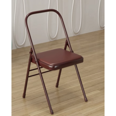 요가의자 필라테스 체어 접이식, 레드(2중빔)