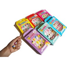 인기공예모음 인기공예모음 칼라밴드 비즈세트 네일아트 큐빅스티커 팔찌 만들기 집콕놀이, 01.젤네일세트, 1개