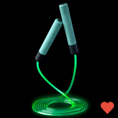 운동 용품 야광 줄넘기 다이어트 어린이 성인, A타입 블루(건전지X)