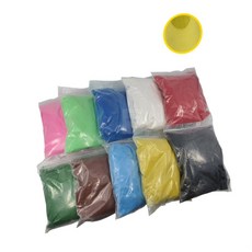 그니스토어 색모래 1kg 노랑 공예용 사막