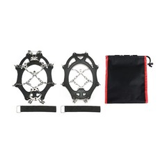 wrikri 등산 24 포인트 아이젠 WBWE24P, 블랙