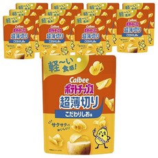Calbee 卡樂比 超薄切洋芋片 嚴選鹽味, 12包, 40g