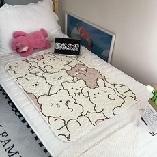 可水洗生理墊 經期睡墊 70cm*100cm, 1個, 【奶油慕斯】,50*70釐米.【小號尺寸】, 50*70釐米