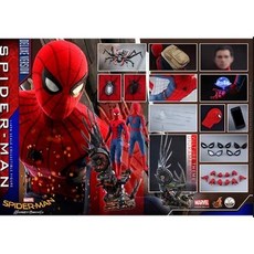 Hot Toys 蜘蛛人 1/4比例豪華版 可動公仔, 1個