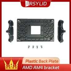 ARSYLID AM5 AM4 AM3 AMD 소켓 + FM1 FM2 940 용 우수한 품질의 새로운 CPU 쿨러 냉각 유지 브래킷 마운트, 02 AM4 black