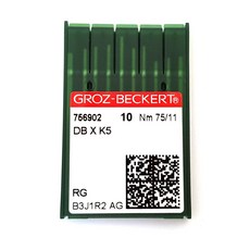 그로쯔베커르트 DBxK5 공업용 바늘구멍큰 바늘 독일제, 1개