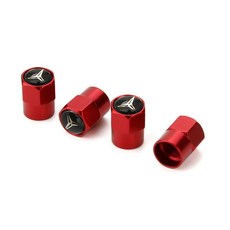 메르세데스 벤츠 타이어 컬러 밸브캡 휠캡 자동차 밸브 장식 마개 익스테리어 벤츠용품, 클래식 블루/블랙