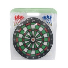 【阿LIN】204642 876塑膠飛鏢 標靶 鏢靶 射飛鏢 鏢盤35.5cm 手眼協調 玩具 比賽, 1個, Multicolor