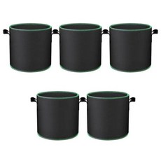 [신생CMS] 호가 베란다 텃밭가꾸기 식물키우기 부직포 화분 150리터(70cm x 40cm) 대형, 3개, 블랙 38L(지름40cmx높이30cm)