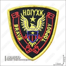 【ARMYGO】外國部隊繡章 NO.102020437 (背面已車魔鬼氈), 1個