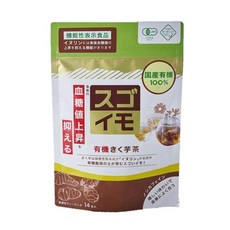 와타미 유기농 유기 국화감자차 2g×14포 티백 논카페인 건강 차 유기 JAS 국화, 1개, 1개입, 1g