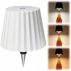 LED 무선 보틀램프 와인병 램프 보드카 무드등 술병 인테리어 조명 무드등 꽂이형, 화이트