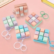 9키 체인 Fidget Toys DIY 리모콘 감압 장난감 스트레스 릴리프 소년 선물, 02 B-3PCS Random