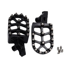 Sherco Factory SE 페달 SER R 풋 125 510 250 2010- SEF 페그 F 450 오토바이 300 발받침 액세서리, Black, 1개