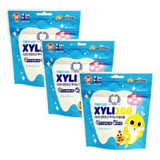 핑크퐁 아기상어 자일리100 40g /자일리톨 캔디, 3개