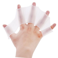 개구리손 손가락 손지느러미 물갈퀴 2P 오리손 물갈퀴, L