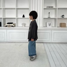 Olli kids 兒童薄長袖上衣 2026春季新款 正韓童裝 親子裝 80cm-135cm