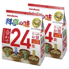 마루코메 요리정의 맛 모듬 파 + 두부 + 미역 + 유부 24개입, 2개