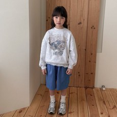 프롬아이KC 카펜더버뮤다스웻팬츠(JS~JL)<br><멜란지/블루><br>*JS~JL*