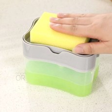 MMOR 펌핑 수세미 세제통 주방세제디스펜서 주방세제용기공병, 1