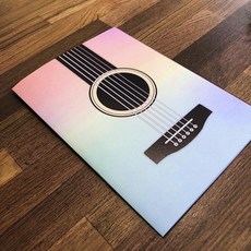 Guitar Palyer 原創吉他筆記本 和弦六線譜筆記本 A5 A4, 1個, 馬卡龍漸層,A5