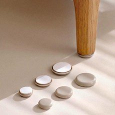 의자다리 바닥보호 원형패드 충격방지 소음차단 가구받침 접착식 미끄럼방지 마루보호, 1개