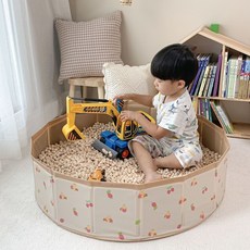 BEBIMONG 兒童折疊式遊戲圍欄墊, 單色