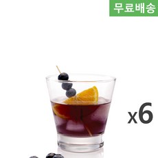 6p BOX 오션글라스 스튜디오 락글라스 345ml B16112 맥주잔, 6개