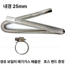 무시동히터 차박 배기관 부품 스테인레스 난방 무시동, 0.6m 배기 파이프 1개, 기본 모델명/품번