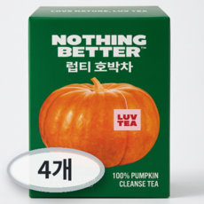 럽티 호박차, 1.5g, 4개, 15개입