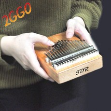맑은소리 고품질 17음계 원목칼림바 엄지피아노 교육용, 사슴