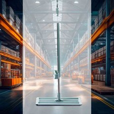 회전 물걸레 길이조절 극세사청소포 360도회전걸레 바닥밀대 극세사걸레 사무실청소용품, 1