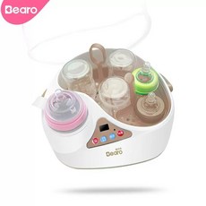 달과6펜스 온수세척 베이비 젖병소독기 젖병세척기 미니젖병소독기스팀 건조기 소독기, 1개, 소독 따뜻한 우유 2-in-1 갈색