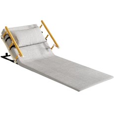 電動起身助力器，電動遙控升降，可拆卸護欄，加厚海綿墊，附贈可拆卸枕頭, 華諾克長款升降起床墊雅致灰-長款+護欄, 1個