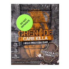 GRENADE Cav Killa 高蛋白巧克力鬆脆巧克力棒 12 條, 1個, 721.2克