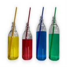 폼랜스용 악세서리 SET 투명보틀+실리콘호스+필터, 850ml, 빨강, 1개