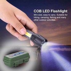 미니 COB LED 손전등 작업등 캠핑 등산 낚시 랜턴_sa02180, J쿠팡 본상품선택, 1개