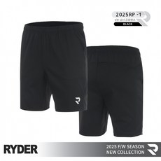 라이더 배드민턴 4부 남성 여성 반바지 하의 팬츠 블랙 2025RP-1 편한 운동바지