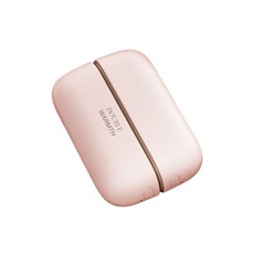 迷你雙面恆溫暖手寶，智能溫控安全便攜，冬季保暖時尚配件, 迷霧粉, 暖手寶