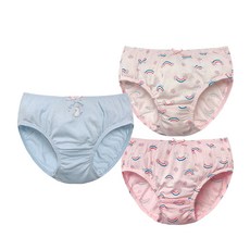 [삐삐롱]컬러풀바니 여 모달스판 삼각3매입 팬티