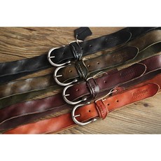 老兵牛仔 CK-1012 新款時尚百搭真皮皮帶 頭層牛皮 復古彈力耐拉個性男士皮帶