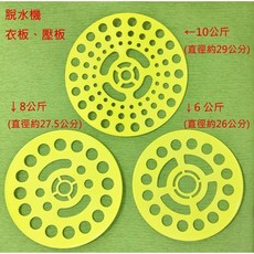 脫水機 6公斤 / 8公斤 / 10公斤 壓板 衣板 衣蓋 通用型