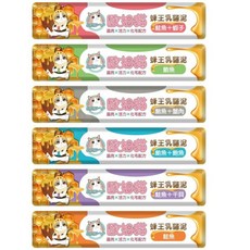 CIAO Kitty Licks綜合貓肉泥單支體驗，甜甜貓肉泥/THE CAT厚韻貓肉泥口味隨機, 1個, 歐姆貓蜂王乳貓泥, 15g, 隨機口味