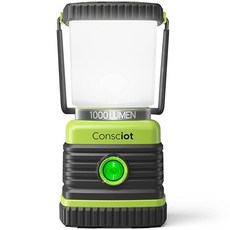 LED 캠핑 랜턴 Consciot 배터리 전원 LED 랜턴 손전등 1000LM 4가지 조명 모드 IPX4 방수 실내 실외용 생존 키트 가정 정전 허리케인 스톰, LED 캠핑 랜턴, Consciot 배터리 전원 LED