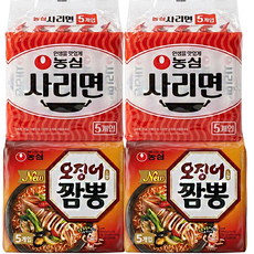 농심 오징어짬뽕 10입 + 사리면 10입 (총20개), 20개