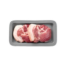 [더블랙] 제주도 무항생제 흑돼지 목살 500g (냉장/통구이 수육용), 1개