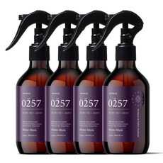 3+1 메르헨트 섬유탈취제 250ml 7종향 섬유향수 룸스프레이 드레스퍼퓸 침구 패브릭 홈, 4개, 화이트머스크