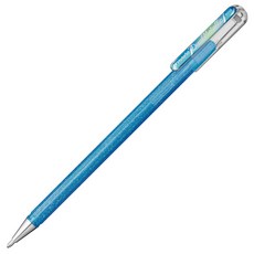 펜텔아츠 글리터 젤 잉크 듀얼 메탈릭 1.0mm 컬러 볼펜, 블루 그레이 + 메탈릭 블루 & 실버, 1개