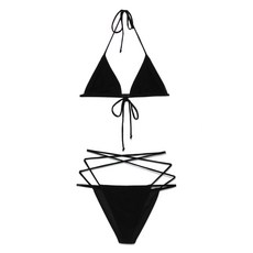 노르마카말리 크리스 크로스 비키니 세트